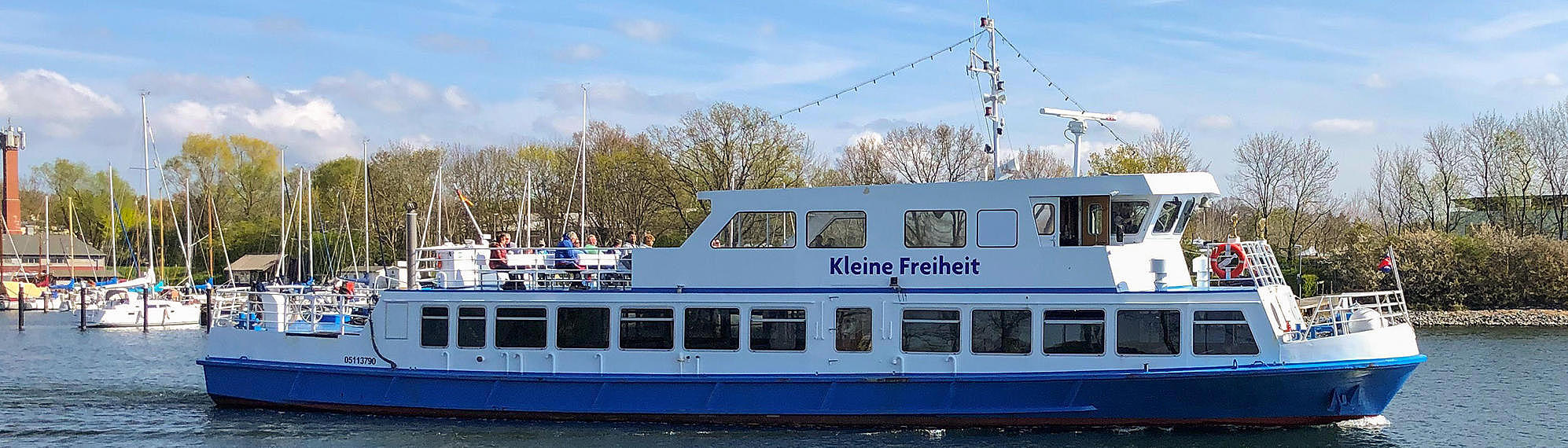 Nature trips from port Lauterbach and Baabe with "Kleine Freiheit"